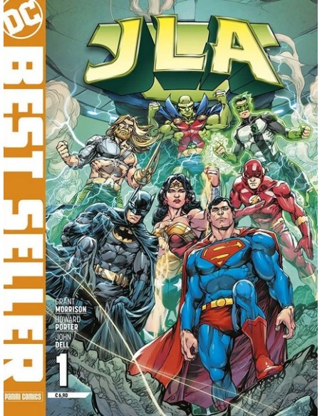 JLA DI GRANT MORRISON 1 VARIANT - DC BEST SELLER