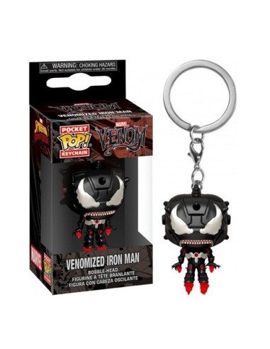 MARVEL VENOM KEYCHAIN IRON MAN - POPCKET POP