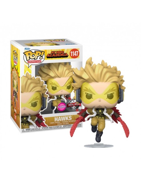 MY HERO ACADEMIA HAWKS FLOCKED SPECIAL EDITION - POP 1147