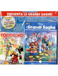 TOPOLINO 3486 + GRANDI SAGHE VOL.1 - CUT PRICE