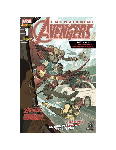 AVENGERS 50  I NUOVISSIMI AVENGERS SECOND PRINTING VARIANT 1