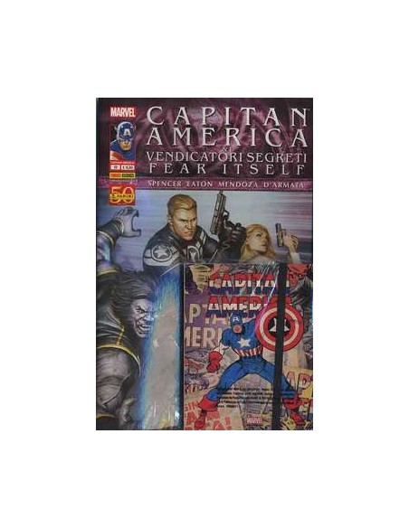 CAPITAN AMERICA & I VENDICATORI SEGRETI CON TACCUINO 19