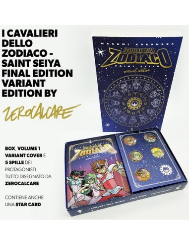 I CAVALIERI DELLO ZODIACO - SAINT SEIYA FINAL EDITION 1 VARIANT COVER EDITION