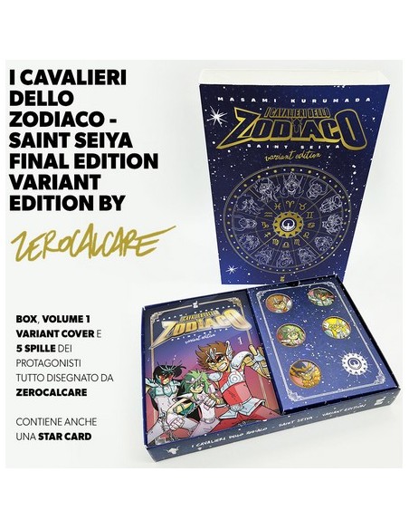 I CAVALIERI DELLO ZODIACO - SAINT SEIYA FINAL EDITION 1 VARIANT COVER EDITION
