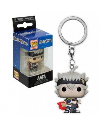 BLACK CLOVER ASTA POCKET POP KEYCHAIN