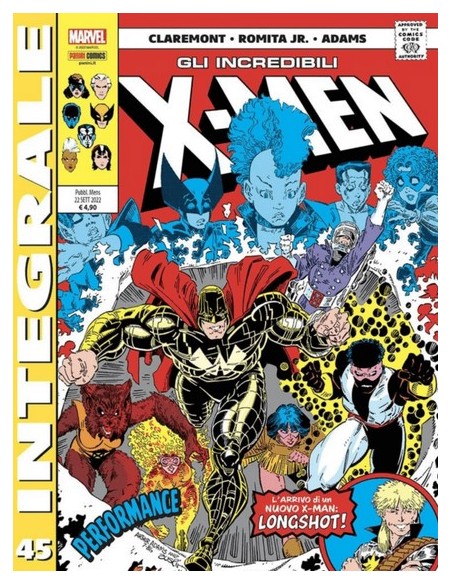 X-MEN DI CHRIS CLAREMONT 45 (di 76) - MARVEL INTEGRALE