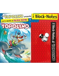 TOPOLINO 3485 + QUADERNO NOTES DI TOPOLINO COLORE ROSSO