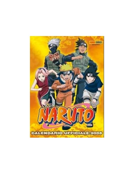 CALENDARIO UFFICIALE NARUTO 2008   MANGA TOP 79