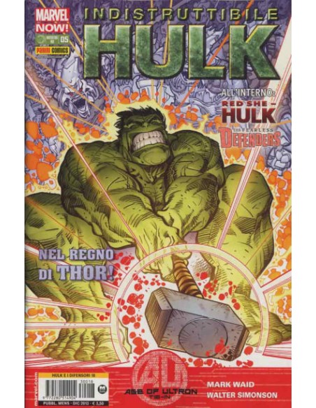 HULK E I DIFENSORI 18 - INDISTRUTTIBILE HULK - MARVEL NOW! 5