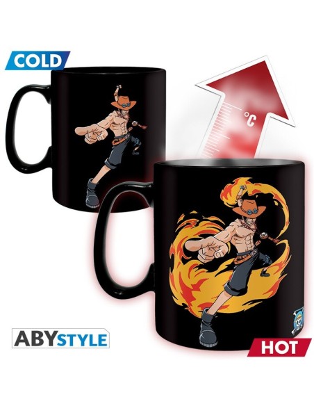 ONE PIECE LUFFY & ACE - TAZZA TERMOSENSIBILE