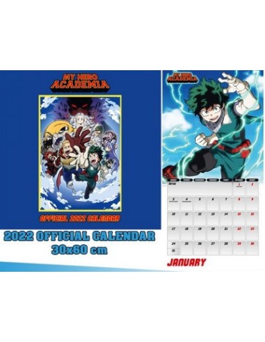 CALENDARIO MY HERO ACADEMIA 15 X 20 CM.