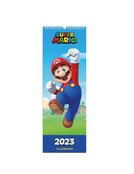 CALENDARIO 2023 SUPER MARIO 15X43 CM.