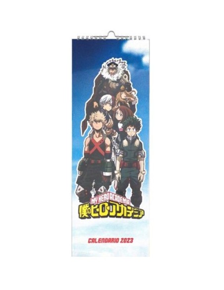 CALENDARIO 2023 MY HERO ACADEMIA 15 X 43 CM.