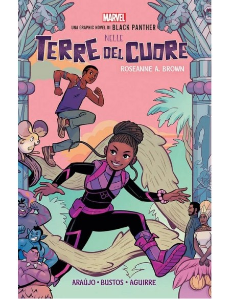 SHURI & T`CHALLA NELLE TERRE DEL CUORE - UNA GRAPHIC NOVEL DI BLACK PANTHER - MARVEL SCHOLASTIC