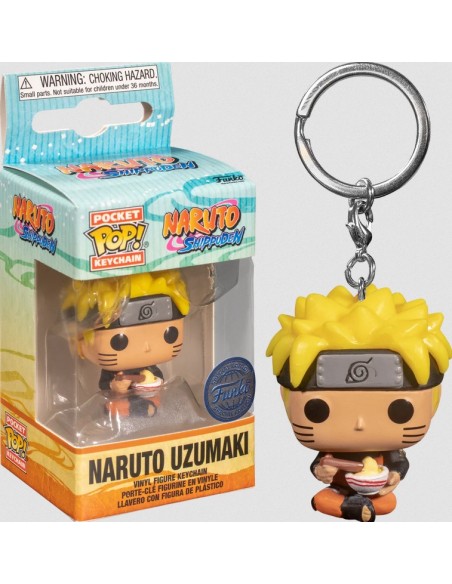NARUTO SHIPPUDEN - NARUTO W/NOODLES - POP KEYCHAIN