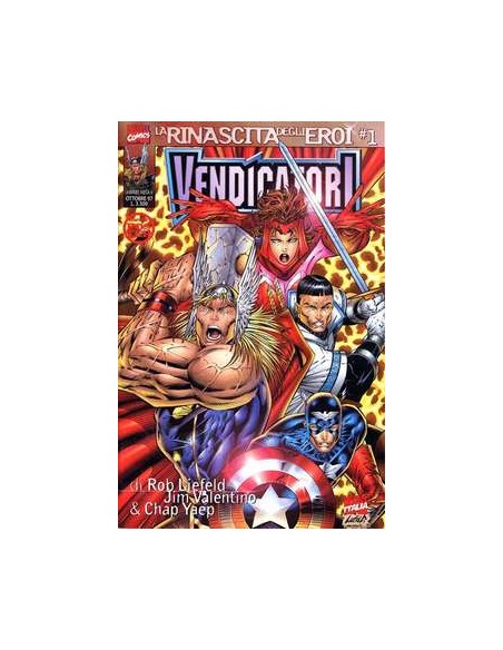LA RINASCITA DEGLI EROI I VENDICATORI 1 - MARVEL MEGA 9
