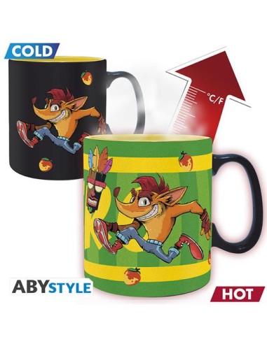 CRASH BANDICOOT - TAZZA HEAT CHANGE 460ML - NITRO