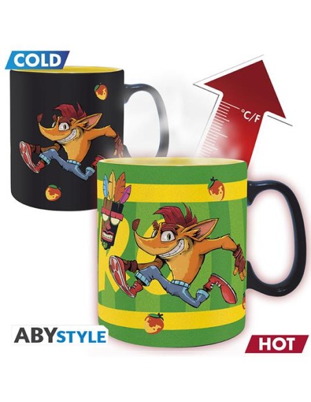 CRASH BANDICOOT - TAZZA HEAT CHANGE 460ML - NITRO