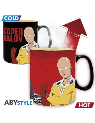 ONE PUNCH MAN SAITAMA & GAROU HEAT CHANGE MUG
