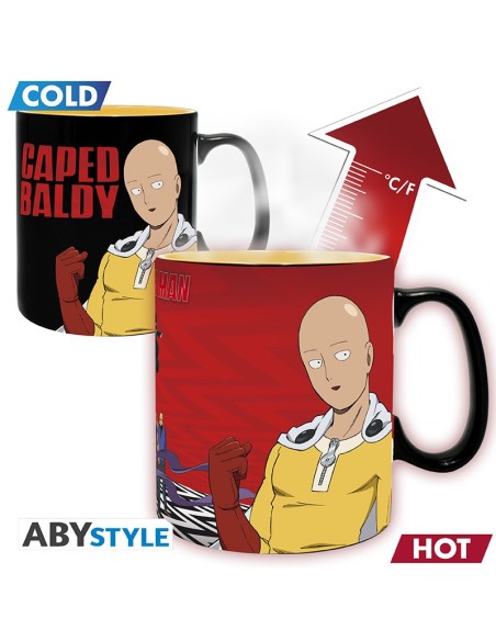 ONE PUNCH MAN SAITAMA & GAROU HEAT CHANGE MUG