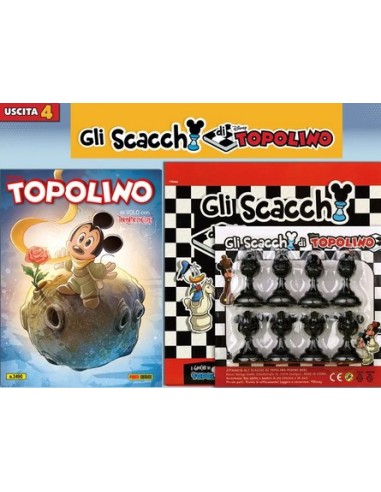 TOPOLINO 3490 + SCATOLA E PEDINE BIANCHE
