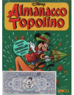 ALMANACCO TOPOLINO 10 INCLUDE BANCONOTA PROFESSOR ENIGM