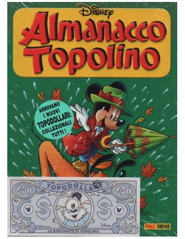 ALMANACCO TOPOLINO 10 INCLUDE BANCONOTA PROFESSOR ENIGM