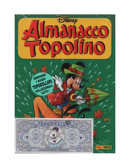 ALMANACCO TOPOLINO 10 INCLUDE BANCONOTA PROFESSOR ENIGM