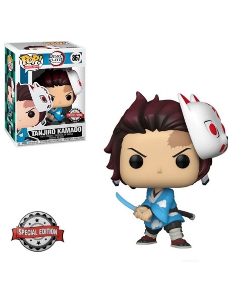 DEMON SLAYER - TANJIRO KAMADO W/MASK EXCLUSIVE - POP 867