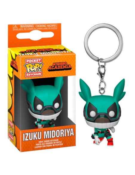 MY HERO ACADEMIA DEKU WITH HELMET - KEYCHAIN POCKET POP
