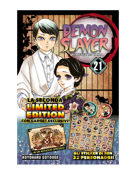 DEMON SLAYER 21 LIMITED EDITION (in allegato un set di sticker) - BIG 81