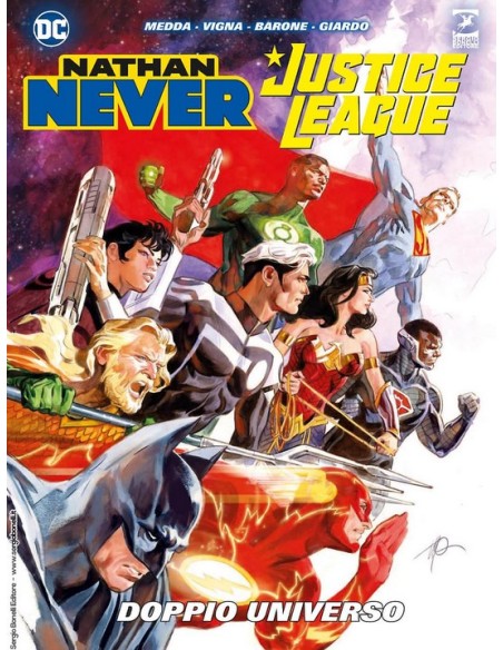 NATHAN NEVER/JUSTICE LEAGUE - DOPPIO UNIVERSO - VARIANT MANICOMIX