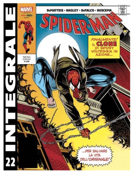 MARVEL INTEGRALE SPIDER-MAN DI J.M. DEMATTEIS 22 (di 50)