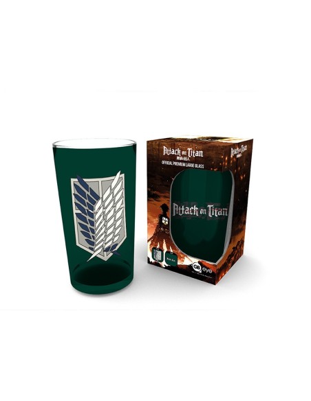 Attack on Titan - Bicchiere Di Vetro