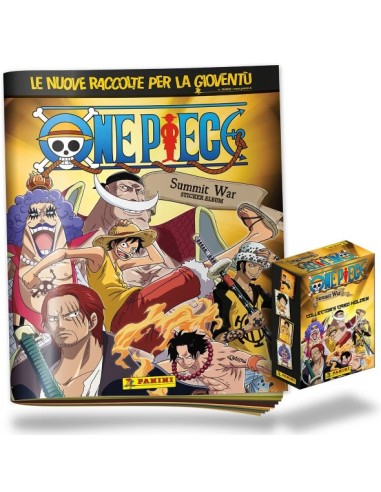 ONE PIECE SUMMIT WAR STARTER SET STICKERS - (contiene UN ALBUM, 5