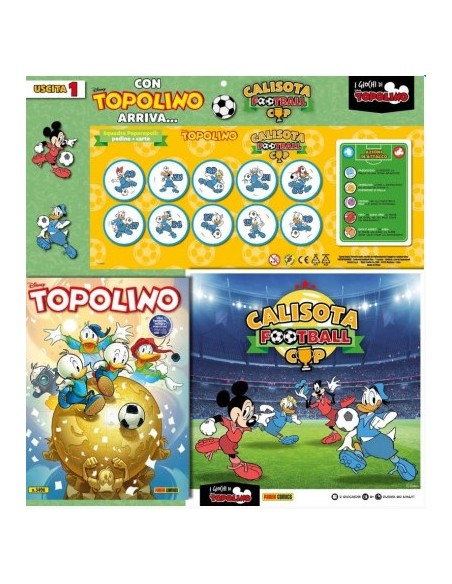 TOPOLINO 3496 + CALISOTA FOOTBALL CUP