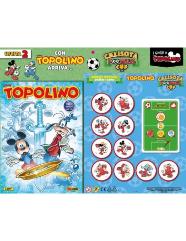 TOPOLINO 3497 + CALISOTA FOOTBALL CUP