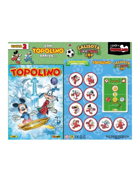 TOPOLINO 3497 + CALISOTA FOOTBALL CUP