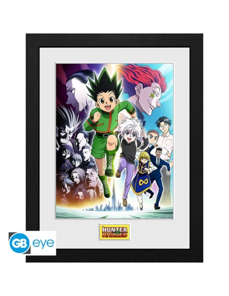 HUNTER X HUNTER FRAMED POSTER - KEY ART RUNNING