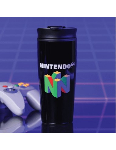 NINTENDO TRAVEL MUG IN METALLO - N64
