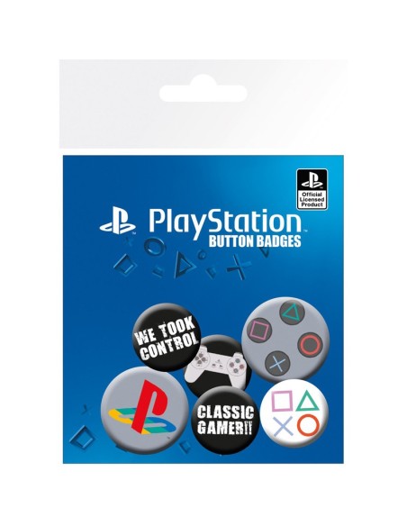 PLAYSTATION 6 BADGES PACK BUTTON BADGES