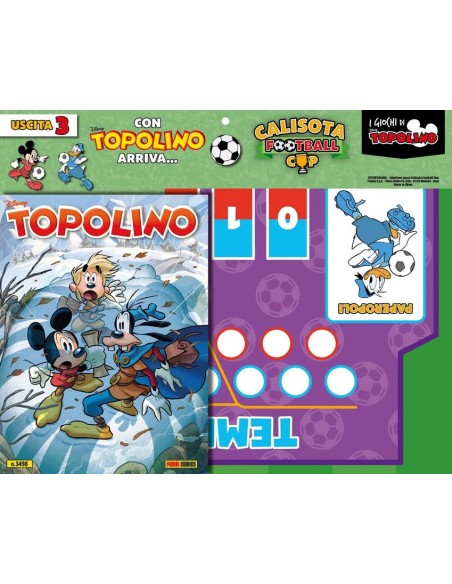 TOPOLINO 3498 + CALISOTA FOOTBALL CUP