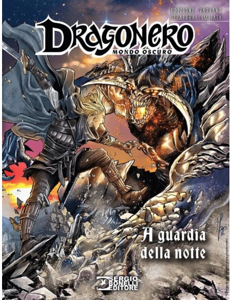DRAGONERO MONDO OSCURO 1 VARIANT MARCO CHECCHETTO - LUCCA 2022