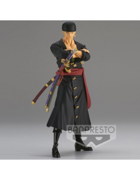 ONE PIECE - DXF - THE GRANDLINE FIGURES - WANOKUNI VOL. 5 RORONOA ZORO - STATUA