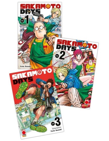 SAKAMOTO DAYS PACK 1-2-3 - (include cartolina)