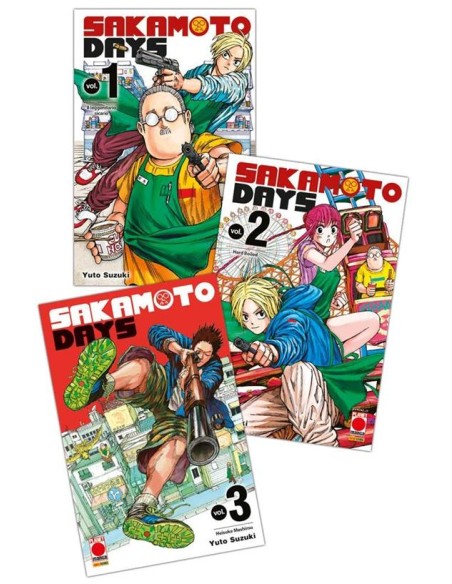 SAKAMOTO DAYS PACK 1-2-3 - (include cartolina)