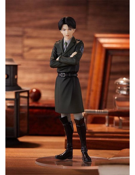 ATTACK ON TITAN LEVI DARK COLOR VERSION STATUE - POPUP