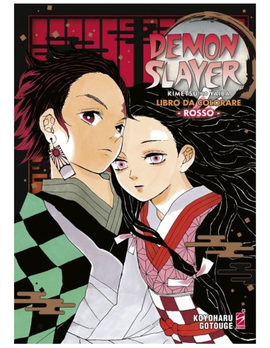 DEMON SLAYER KIMETSU NO YAIBA LIBRO DA COLORARE 1 ROSSO