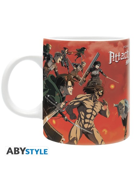 ATTACK ON TITAN MUG/TAZZA BATTLE SCENE SEASON 4