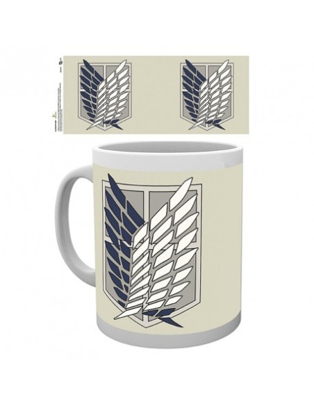 ATTACK ON TITAN MUG BAGE - TAZZA